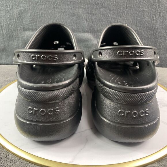 Crocs Classic Platform Bae Clog Black Women’s 8 Euro 38-39 Roomy Fit  New In Bag - Picture 5 of 10